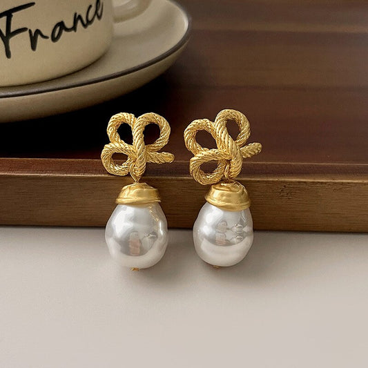 Classic Irregular Pearl Earrings