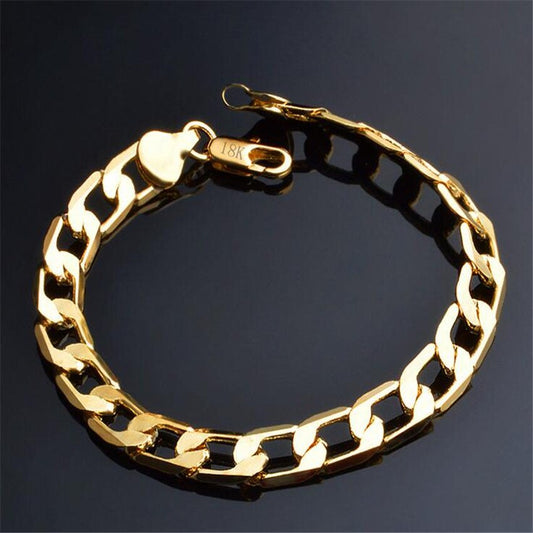 Classic Design Gold Chain 18K Bracelet